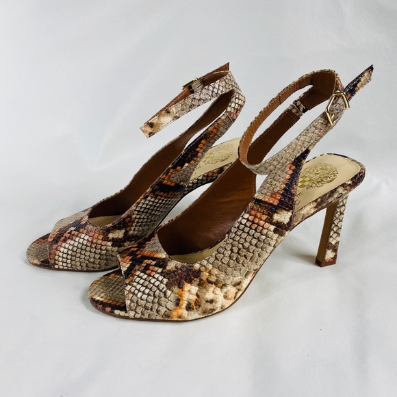 Vince Camuto Shoes - 🌷NEW -Vince Camuto Reteema Snake Ankle-strap Pump